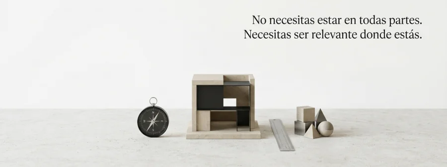 Composición editorial sobre la importancia de construir relevancia local para una clínica oftalmológica