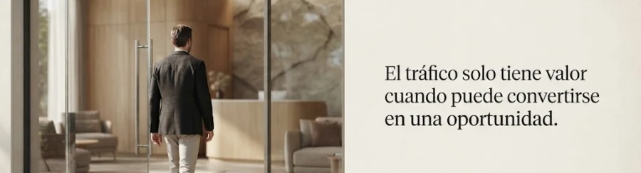 Del tráfico orgánico a una oportunidad para una clínica