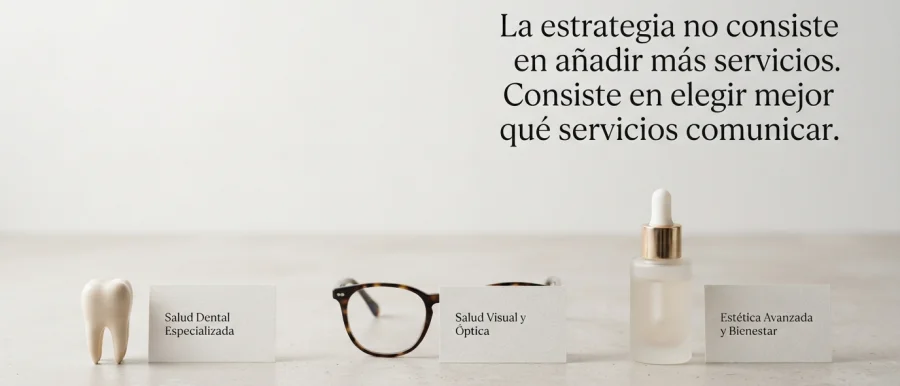 La estrategia de Google Business Profile consiste en elegir mejor qué servicios comunicar