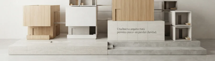 Una arquitectura web bien organizada permite crecer sin perder claridad