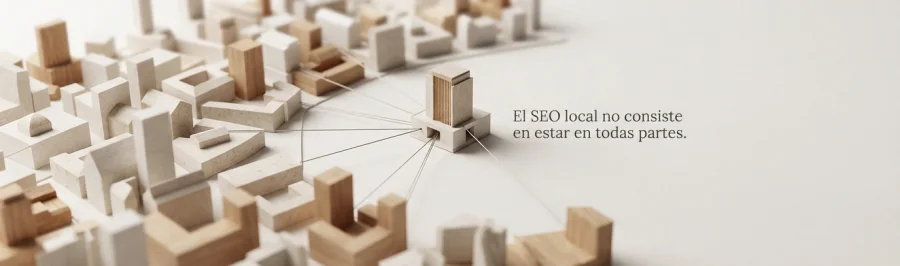 El SEO local no consiste en estar en todas partes