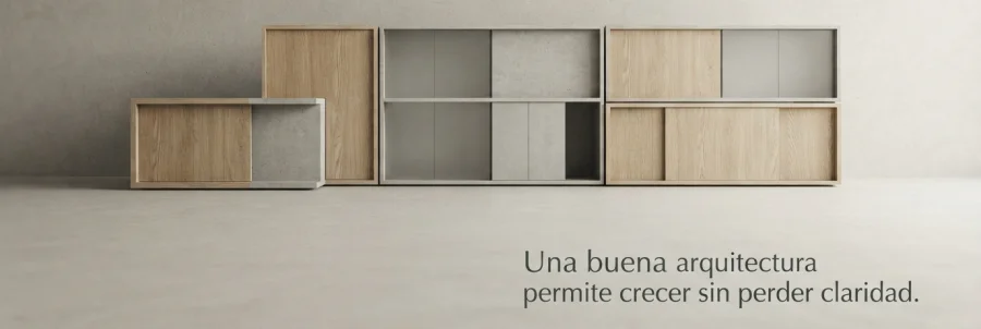 Una buena arquitectura permite crecer sin perder claridad